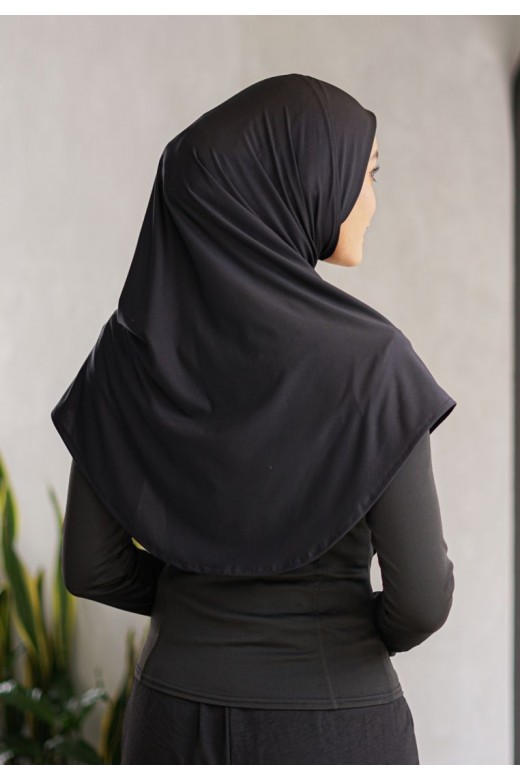 Tasya Hijab Sporty Black
